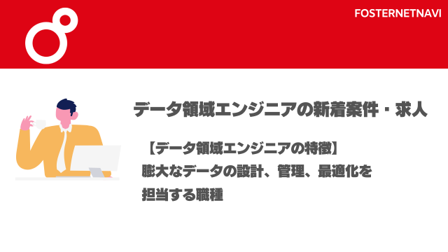 データ領域エンジニア案件・特徴