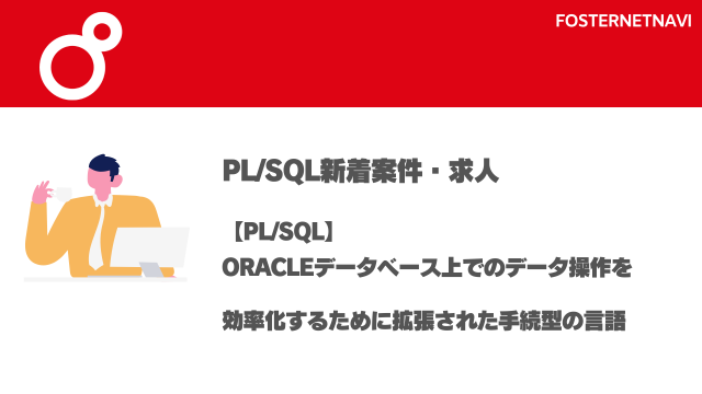 PL/SQL案件・特徴